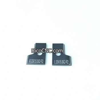 20x15.8x2mm Carburo de Radio Raspador Cuchillas Cuchilla para CEHISA encoladoras de cantos