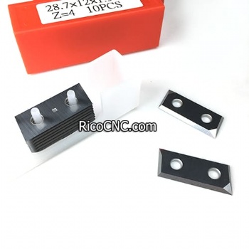 Customize Carbide Inserts 27x12x1.5mm 35 degree V Shape with 2 Usable Sides