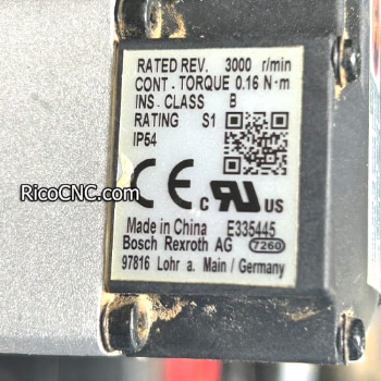 Rexroth Servo Motor MSM019A-0300-NN-M0-CH1 R911325128