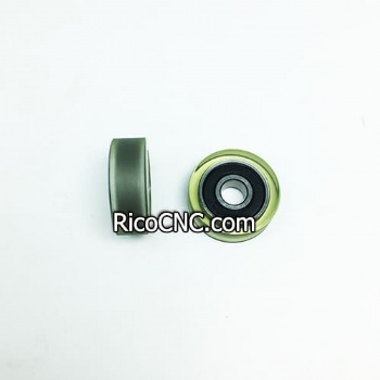 SCM 0593730306B 28x8x10mm Rubber Pressure Wheel For Edgebander