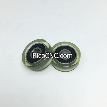 SCM 0593730306B 28x8x10mm Rubber Pressure Wheel For Edgebander