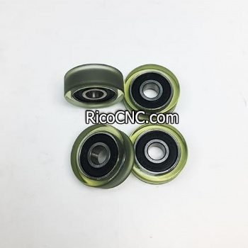 SCM 0593730306B 28x8x10mm Rubber Pressure Wheel For Edgebander