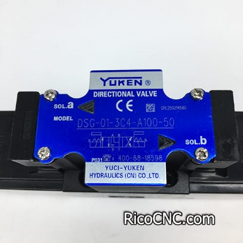 New Yuken DSG-01-3C4-A100-50 Solenoid Operated Directional Valve