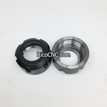 Tuercas de pinza con rosca izquierda CNC ER25 ER32 para mandriles de pinza CNC