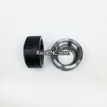 Tuercas de pinza con rosca izquierda CNC ER25 ER32 para mandriles de pinza CNC