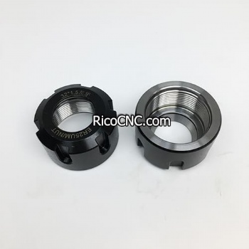 Tuercas de pinza con rosca izquierda CNC ER25 ER32 para mandriles de pinza CNC