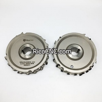 180x48x35mm Z4+4 Diamond Tool Jointing Cutter for Edge Bander Machining