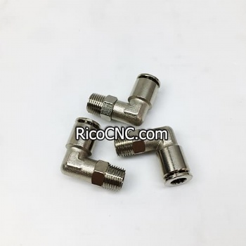 Homag 4-011-01-0989 4011010989 D=6 G1/8 Angular Threadable Connector