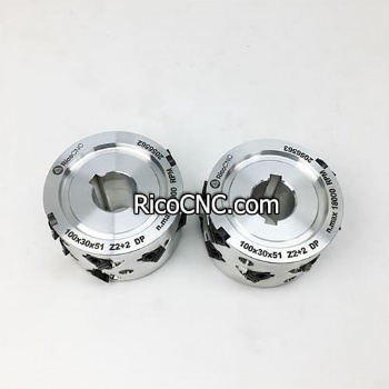 WhisperCut 100x30x51 Z 2+2 PCD Premill Cutters for Edgebanding Machines
