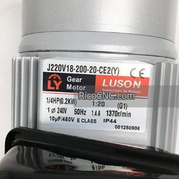 LUSON Gear Motor J220V18-200-20-CE2(Y)