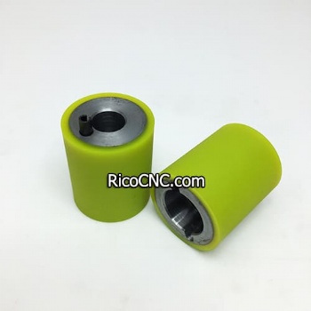 Homag 2007112300 2-007-11-2300 D=33,2 L=40 Rodillo de alimentación de goma para encoladora de cantos