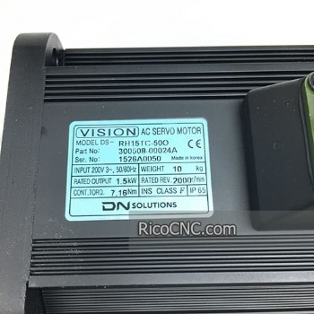 Servomotor de CA Doosan 300508-00024A DS-RH15TC-50O