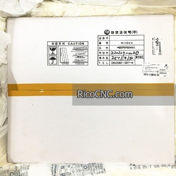 Doosan C37076244A 220209-00219 Ventana de cristal para la puerta del operador