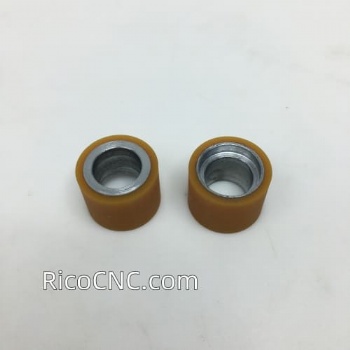 3048181190 Homag 3-048-18-1190 Edge banding machine belt feeding wheel D=20 H=15 Rubber Coated Roller