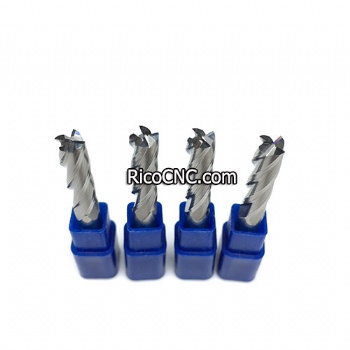 4 Flutes End Mill Upcut Spiral Carbide Router Bits for Wood Nylon Resin ABS Acrylic PVC MDF