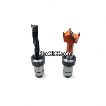 Quick Release Drill Adaptor D20x37 LH and RH for Biesse CNC Machines
