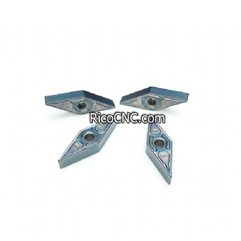 Cuchillas para torno CNC Herramientas de fresado CNC Cabezales de corte con forma de diamante VNMG160404